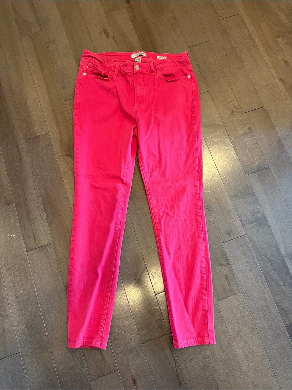 Judy Blue Hot Pink Skinny Jeans